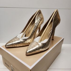 Michael kors Arianna pump Metallic leather